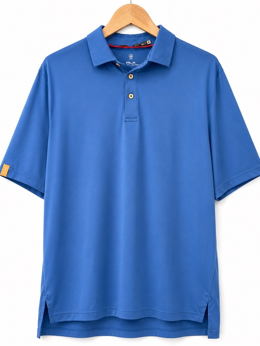 RLX Ralph Lauren Golf Polo Shirt XL Blue Performance Moisture Wicking